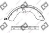 DJ PARTS BS1315 Brake Shoe Set